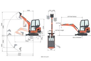 Digger hire in Cannock - 1.5 Ton Mini Excavator Plant